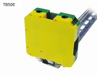 Клемма винтовая проходная 2 контакта 50 мм2, заземляющая