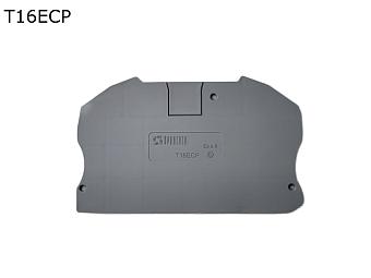 Крышка торцевая для 2-контактной push-in клеммы 16 мм2, серая