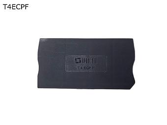 Крышка торцевая для push-in клеммы под предохранитель 4 мм2, черная