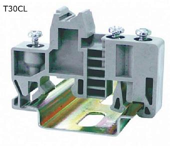 Концевой стопор на DIN-рейку, серый